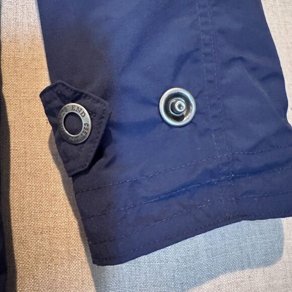 Lands’ End Men’s Squall Coat Jacket Navy Blue Medium Tall M/T Fleece Lined Water - Picture 5 of 11